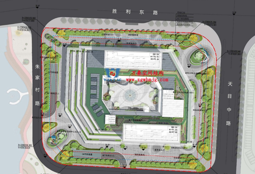 萬豪2024第1標-安吉縣昌碩小區(qū)地塊房產(chǎn)開發(fā)項目鋼結構天幕工程