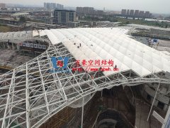 杭州亞運會棒（壘）球體育文化中心膜結構項目膜結構安裝中